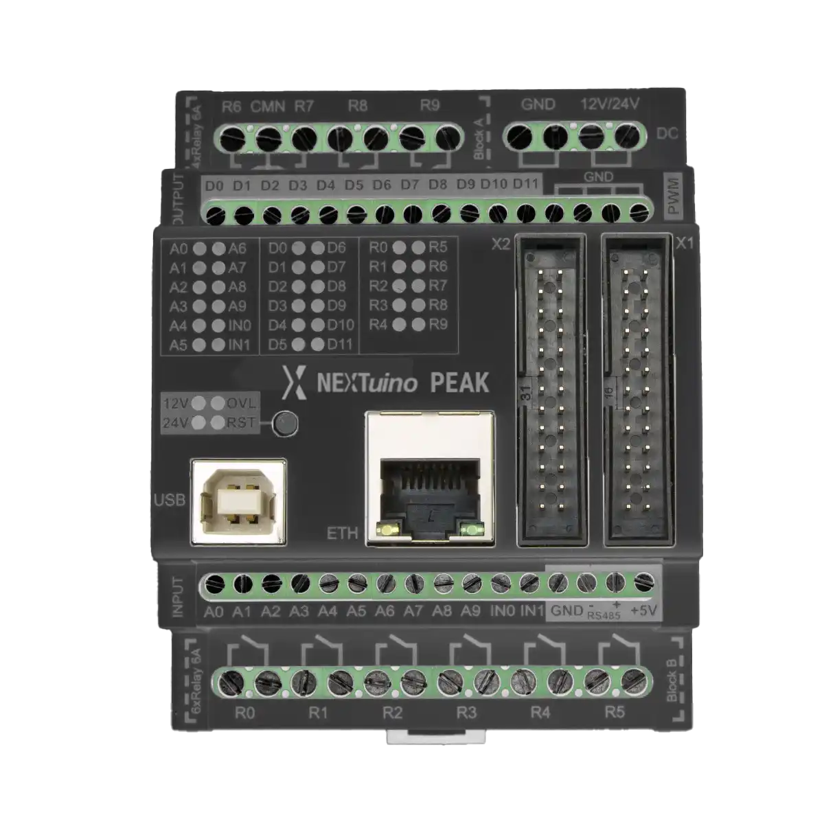 NEXTuino PEAK — industrial Arduino-compatible PLC controller